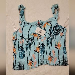 Womens Guess Tuffle top Size L